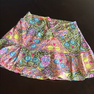 Dina Jo Skull Print Women's Skort